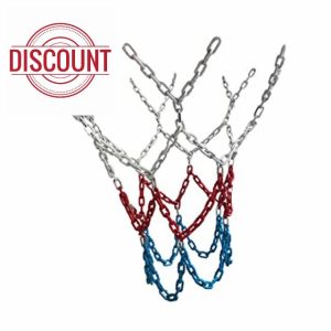 Gogogmee 1pc Chain Basketball Net Outdoor Basketball Hoops Outdoor Basketball Net Pool Basketball Net Basketball Mesh Basketball Hoop Rim Replacement Basketball Pocket Synthetic Steel