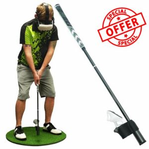 DriVR Elite VR Golf Club Handle Attachment with 3D Printed Thumbscrews - VR Golf Club Handle for Quest 2