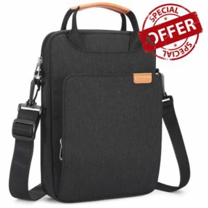 NIDOO 14 Inch Laptop Shoulder Bag Protective Messenger Carrying Case for 13.6" 13" MacBook Air/ 14" MacBook Pro/Surface Laptop 6 5/ ThinkPad X13 L13 L14 E14 T14s P14s/ Yoga 7/ XPS 14/ Inspiron 14