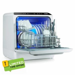 Mini Portable Tabletop 5L Dishwasher with 2-4 Place Settings