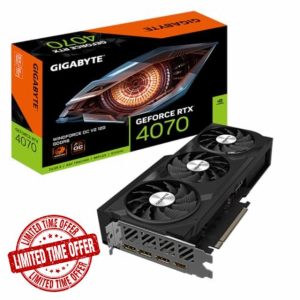 Gigabyte GeForce RTX 4070 WINDFORCE OC V2 12G Graphics Card - 12GB GDDR6