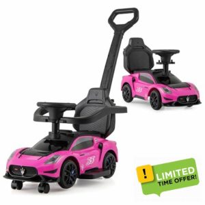 COSTWAY 3 in 1 Ride on Push Along Car