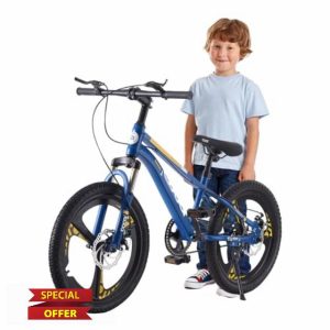 LSBIKE 20 Inch Kids Bike Kids Mountain Bike for Boys and Girls Junior Mountain Bikes Children Bicycle with Shock Absorber 12.25-Inch Frame Dual Disc Brake 6-14 Years Old