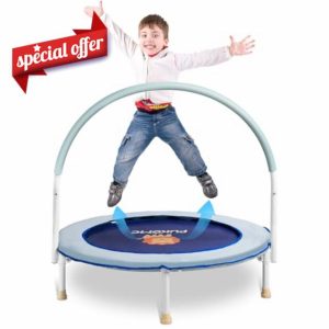 Pukomc 36in Toddler Trampoline for Kids Exercise