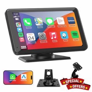 7 Inch Wireless Car Screen with Apple CarPlay & Android Auto