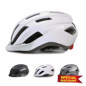 Bike Helmet Men Womens Cycle Helmets Adults LEPESFON with Visor Light Breathable Mountain Bike Helmet and Mens Road Bike Helmet Adjustable Bike Helmet Women 56-61cm