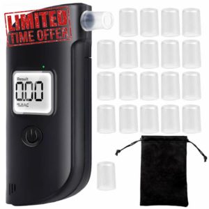 LOCOPOW Alcohol Breathalyzer，Breathalyzer Tester