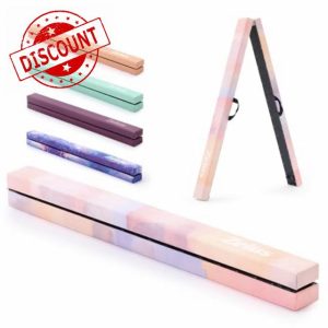 ZELUS 7 ft. 210cm Foldable Gymnastics Balance Beam
