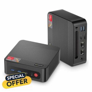 BOSGAME P4Pro Mini Gaming PC [Dual LAN]
