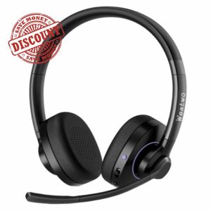 Wireless Headset with Noise Cancelling Microphone