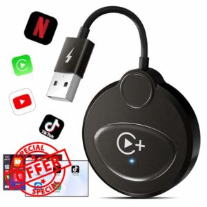 Wireless CarPlay Adapter with YouTube Netflix Tiktok for iPhone