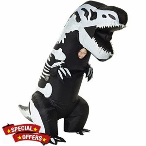Morph Skeleton Inflatable Dinosaur Costume Kids