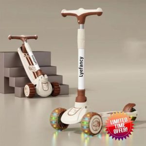 Lyefancy Kids Scooter for 2-8 Years Old Boys Girls