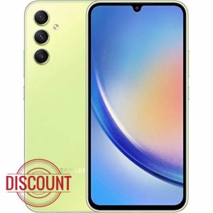 Samsung Galaxy A34 5G 128GB Lime Unlocked (Renewed)
