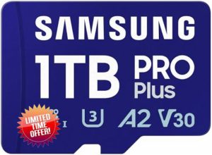 Samsung PRO Plus (2024) microSD card + SD adapter