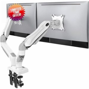 HUANUO Dual Monitor Arm Desk Mount for 13 to 30 Inch Screens