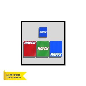 JIN Happy 2nd Solo Album BTS Standard 3 Ver + Weverse Albums Ver Set (via DHL Express)