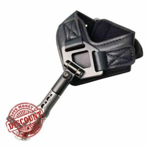 THREE ARCHERS Archery Bow Release Quick Shot Release Magnetic Auto-Trigger Single-jaw Release with Leather Buckle Wrist Strap Compound Bow Release Aid