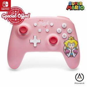 PowerA Wireless Controller for Nintendo Switch - Princess Peach Pink