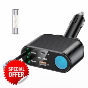 OHLPRO 5 in 1 Retractable Car Charger