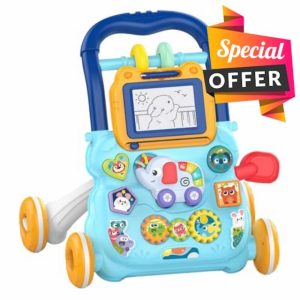 First Steps Baby Walker Push Along Walker Baby Walker Trolley Toy Kids Walker Push Toy for 1 to 3 Years Old Babies