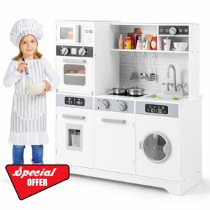 COSTWAY Kids Wooden Kitchen