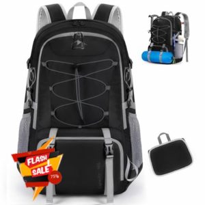RAINSMORE Hiking Backpack 40L Lightweight Foldable Backpack for Men Women Waterproof Camping Rucksack Daypack for Climbing Walking Cycling Sports Outdoo