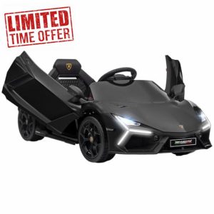 AIYAPLAY Lamborghini Revuelto Licensed Kids Electric Car with Butterfly Doors