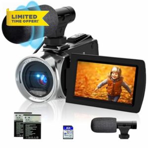 ISHARE Video Camera 4K 48MP Camcorder