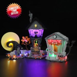 LIGHTAILING Light for Lego-21351 Disney Tim Burton's The Nightmare Before Christmas - Led Lighting Kit Compatible with Lego Building Blocks Model - NOT Included The Model Se