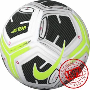 Nike FZ7540-100 NK ACADEMY - TEAM - FA24 Recreational soccer ball Unisex WHITE/BLACK/VOLT Size 5