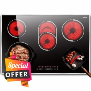 Jessier Ceramic Hob 5 Burners with Frame