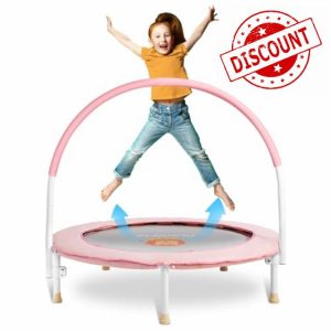 Pukomc 36in Toddler Trampoline for Kids Exercise
