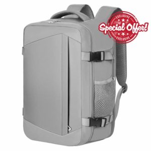 KIRFEIHT Carry-Ons 40x20x25 for Ryanair Cabin Bags Travel Bag - Hand Luggage Backpack Underseat Cabin Bag Small Size 20L - Daypack School Office Backpack (Grey)