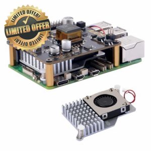 GeeekPi PoE+ HAT for Raspberry Pi 3B+/4B/5