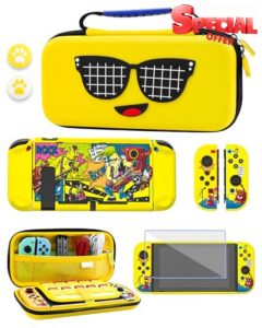 GLDRAM Yellow Carrying Case for Nintendo Switch