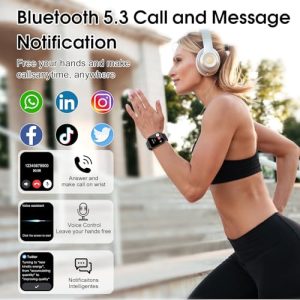 1.85" Fitness Watch with Heart Rate/Sleep Monitor/Step Counter