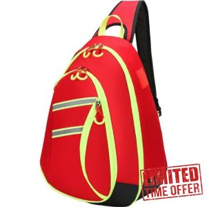 Wudaizhi First Aid Kits Emergency Medicine Crossbody Bag Doctor Nurse Shoulder Chest Bags for Outdoor Emergency Survival