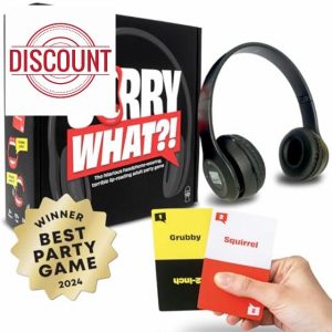 Sorry What - Hilarious Terrible Lip Reading Adult Party Game - Based On The Headphone Challenge TikTok Trend - 2+ Players 40