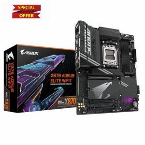 GIGABYTE X870 AORUS ELITE WIFI7 Motherboard - Supports AMD Ryzen 9000 CPUs