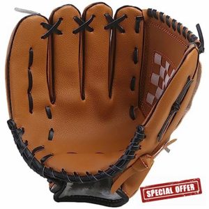 apott Baseball Gloves Right Hand Softball Glove Adult Youth Baseball Mittt for Infielder Beginner