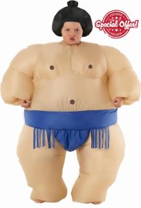 Morph Sumo Wrestler Costume Kids Inflatable Sumo Suit Kids Inflatable Halloween Costume Kids Halloween Costume For Kids One Size
