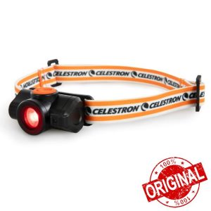 Celestron – Night Vision Headlamp – Multiple Light Modes – Includes SOS Setting – Ideal for Astronomy and Camping – 100 Hours of Long Battery Life – 45° Adjustable Angle