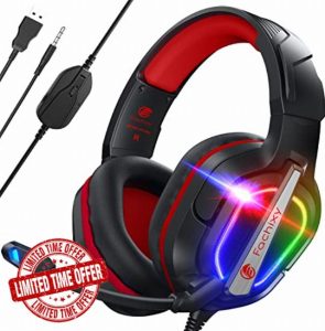 Fachixy「2024 New」FC200 Gaming Headset for PS4/PS5/PC/Xbox/Nintendo Switch