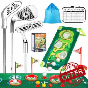 DZLION Toddler Golf Clubs Set