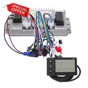 Alomejor 1000W Electric Tricycles 36V‑48V Brushless Controller Instrument LCD Set for Two-wheel Electric Motorcycles