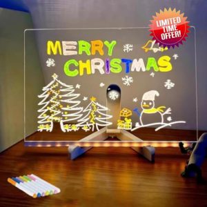 Creative Rewritable Acrylic LED Message Board