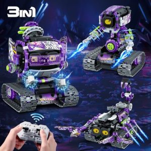 App Remote Controlled Rechargeable Robotics Building Set 458 PCS