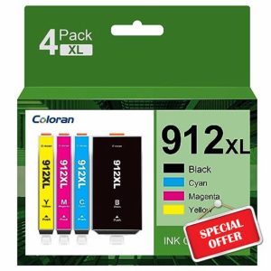 Coloran 912XL 3YP34AE High Yield Ink Cartridge Replacement for HP 912 XL