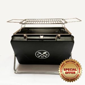 The Nomads Kitchens Portable BBQ Briefcase | Lightweight Camping BBQ Designed for Convenience | Perfect For Beach BBQ's or Cooking On The Go
